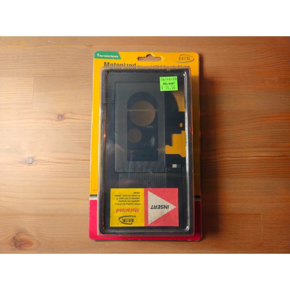 New Old Stock VHS Sakar PlayPak VHS-C to VHS Motorized Converter